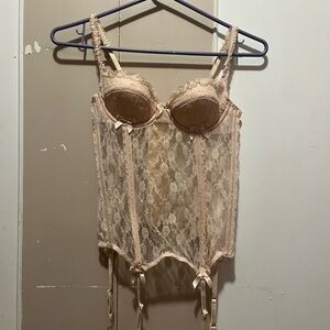 la senza light pink corset top